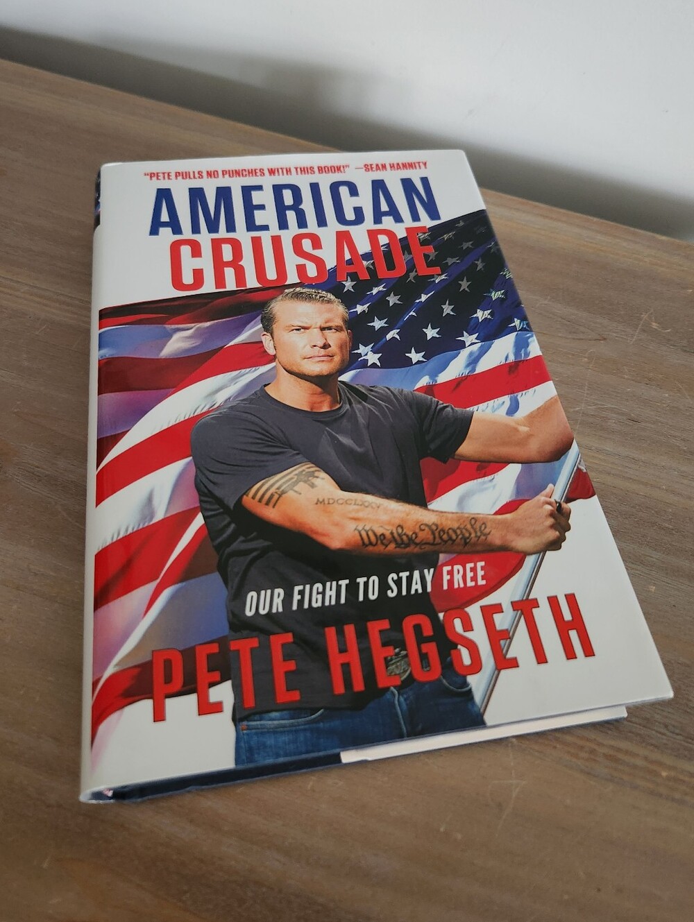 Pete Hegseth Autographed American Crusade Signed Hardcover Book COA 2020 - Picture 8 of 10